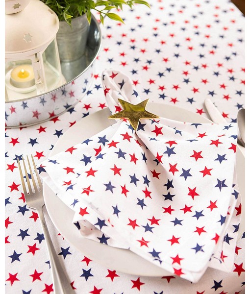 Americana Stars Print Table cloth 70