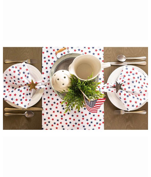 Americana Stars Print Table Runner 14