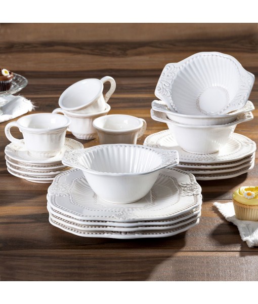 Baroque 20 Pc Dinnerware Set  Service for 4