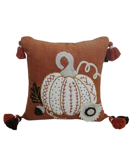 Pumpkin Tassels Harvest Decorative Pillow  20