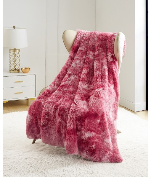 Shaggy Faux Fur Plush Throw  50