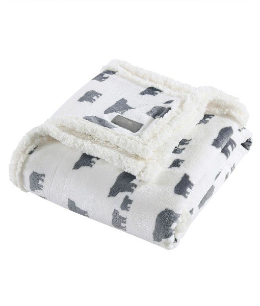 !  Ultra Soft Plush Fleece Reversible Throw Blanket  60