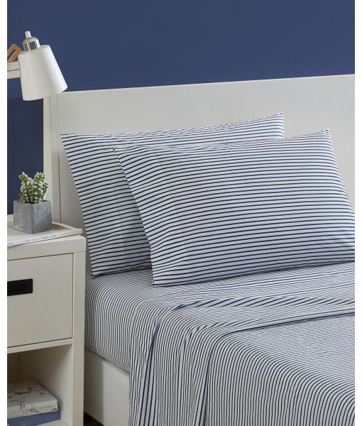 Harmead Cotton Percale 3-Piece Sheet Set  Twin