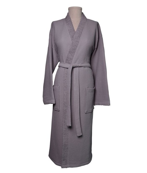 Terry Waffle Kimono Turkish Cotton Bath Robe