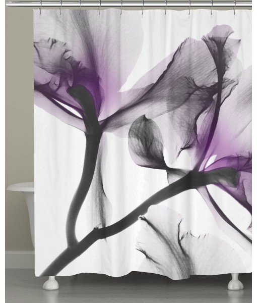 Lavendar Flwr Shower Curtain