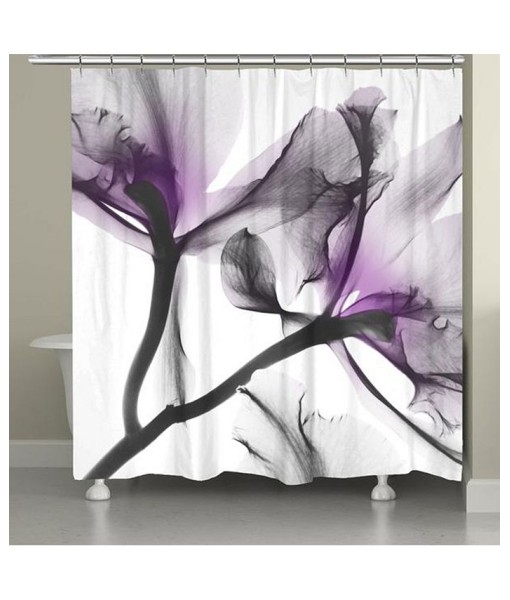 Lavendar Flwr Shower Curtain