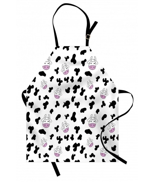 Chic Cow Print Apron